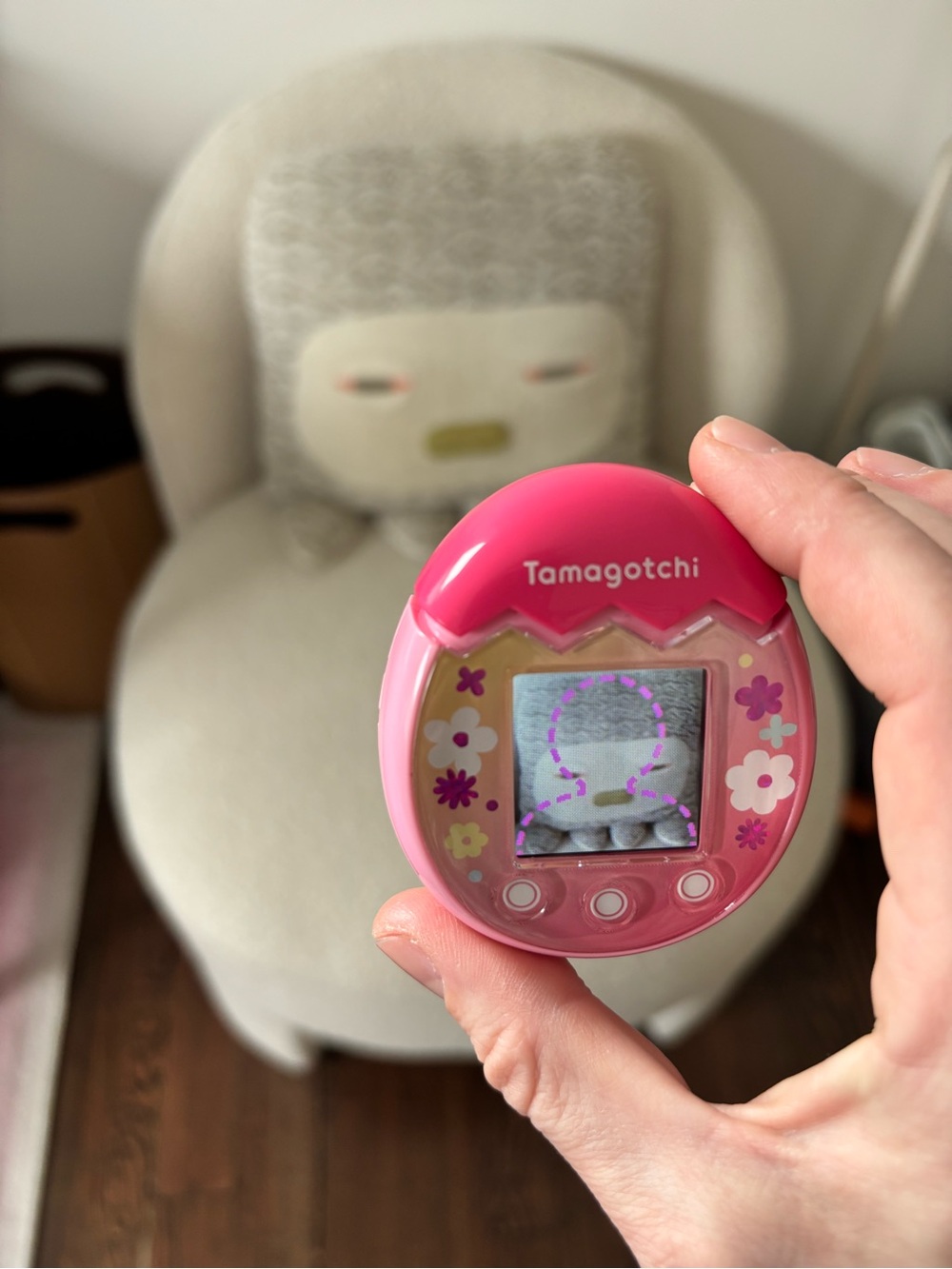 Bandai Pink Floral Tamagotchi Pix 2020 Virtual Pet with Camera - Picture 3 of 9